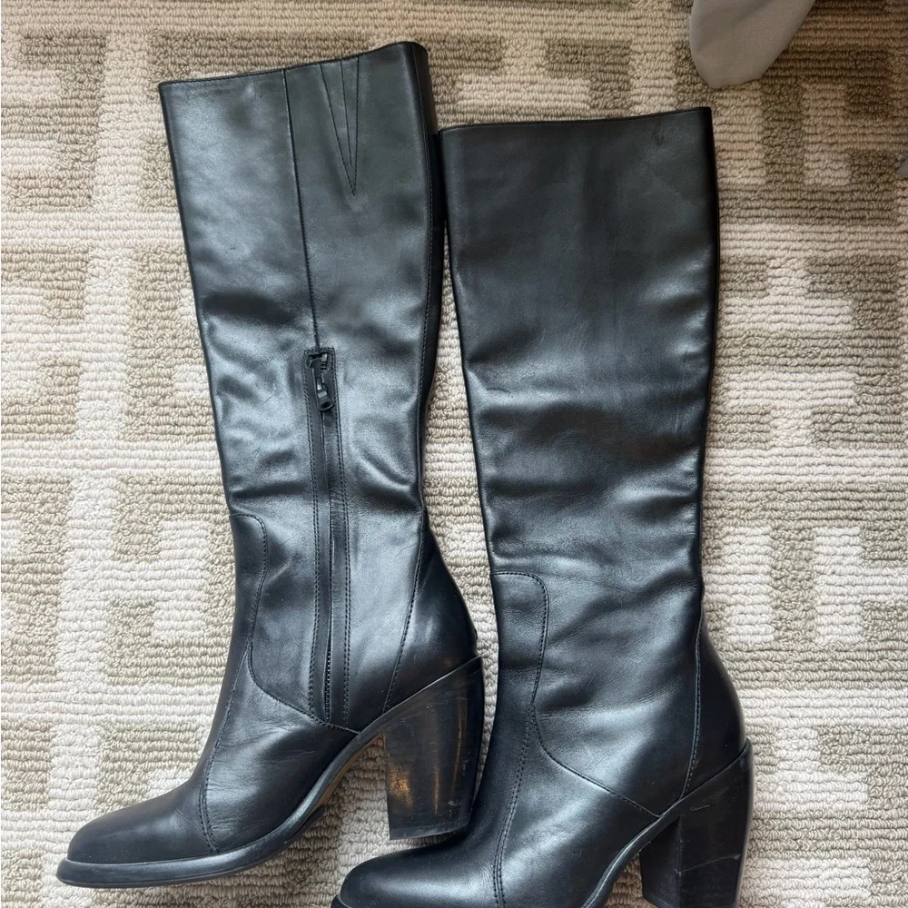 rag & bone Black Leather Boots